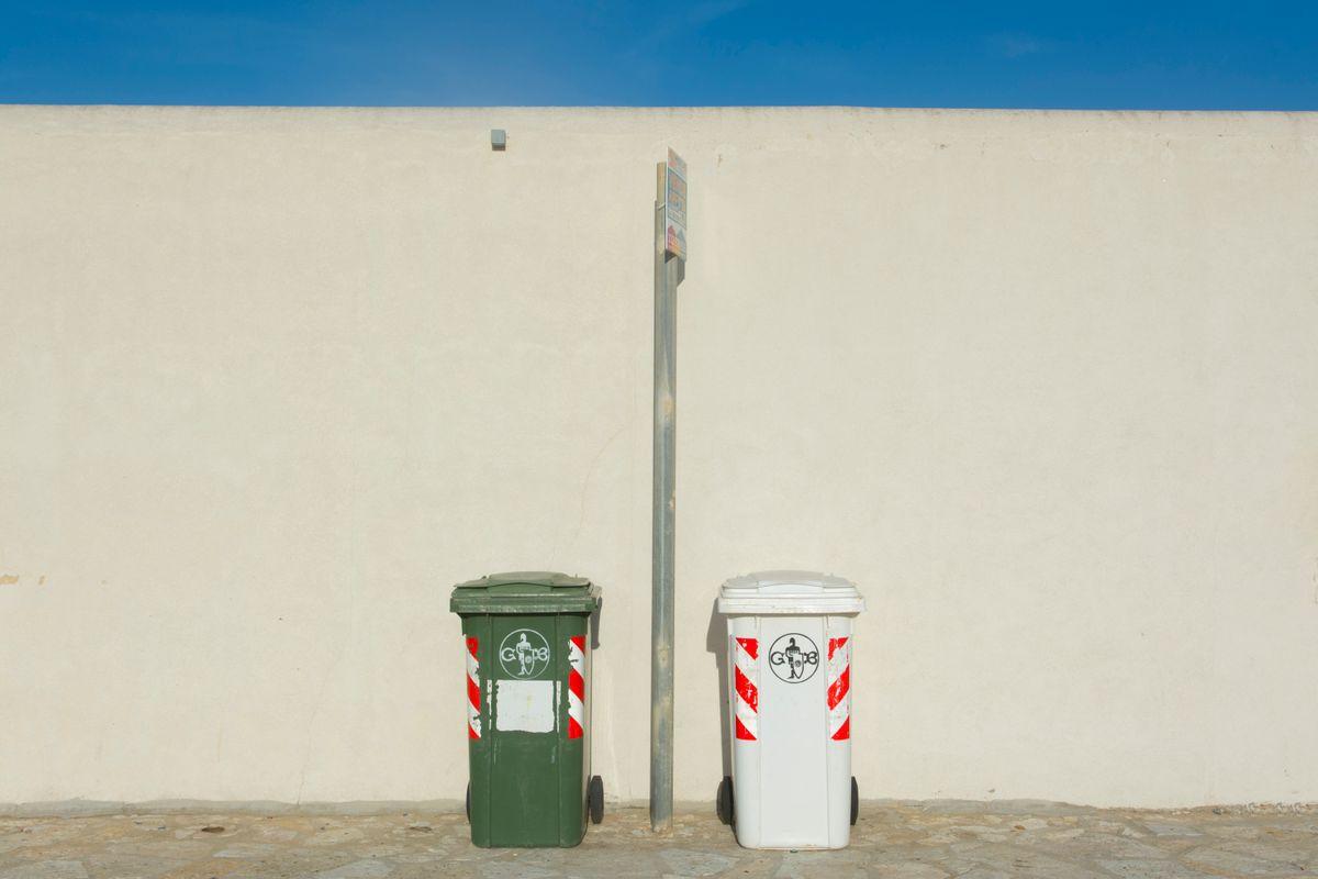 Clean outdoor wheelie bins